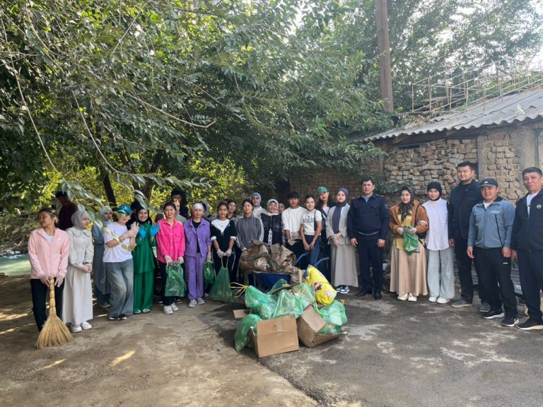 окуу жайыбыздын жамааты жана студенттердин активдүү катышуусунда ишембилик болуп өттү